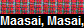 Maasai, Masai, Massai 