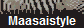 Maasaistyle